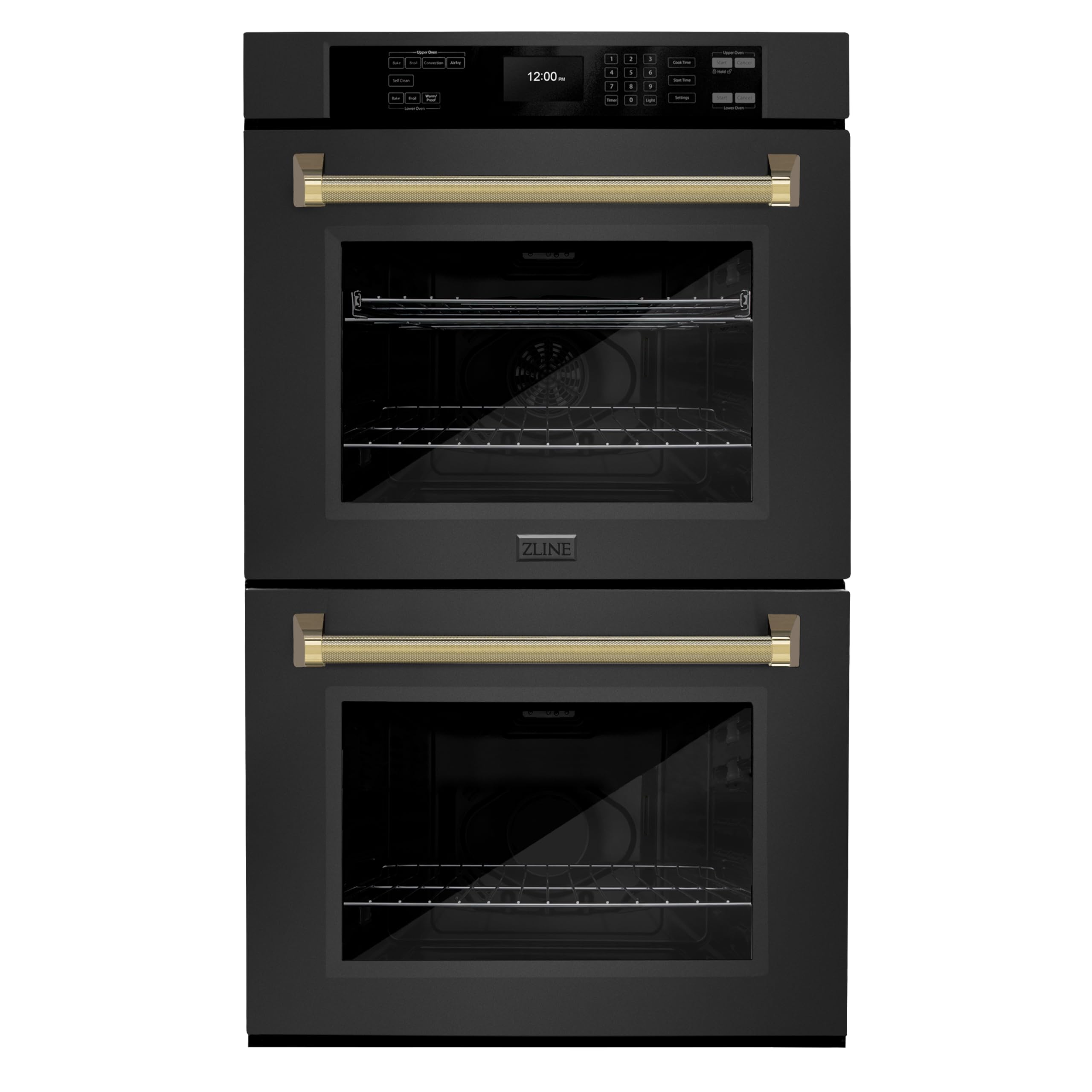 ZLINE Autograph Edition 30 in. Professional True Convection Double Wall Oven wit