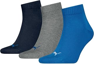 PUMA 3 Pairs Unisex Striped Low Top Sports Socks
