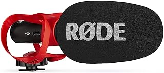 RØDE VideoMic GO II Helix Ultra-Compact On-Camera Shotgun Microphone | USB or 3.5mm Output, for Cameras, Smartphones and PC, No Battery Needed
