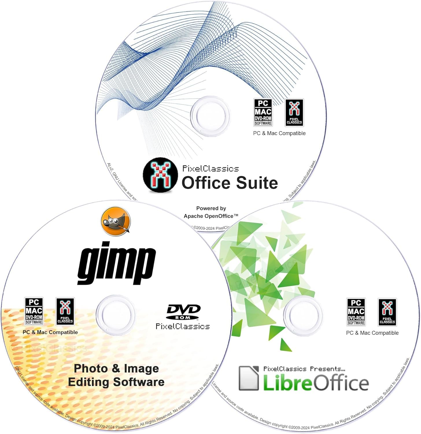 Office Suite & LibreOffice 2026 on CD Disc Compatible with Microsoft Office + GI