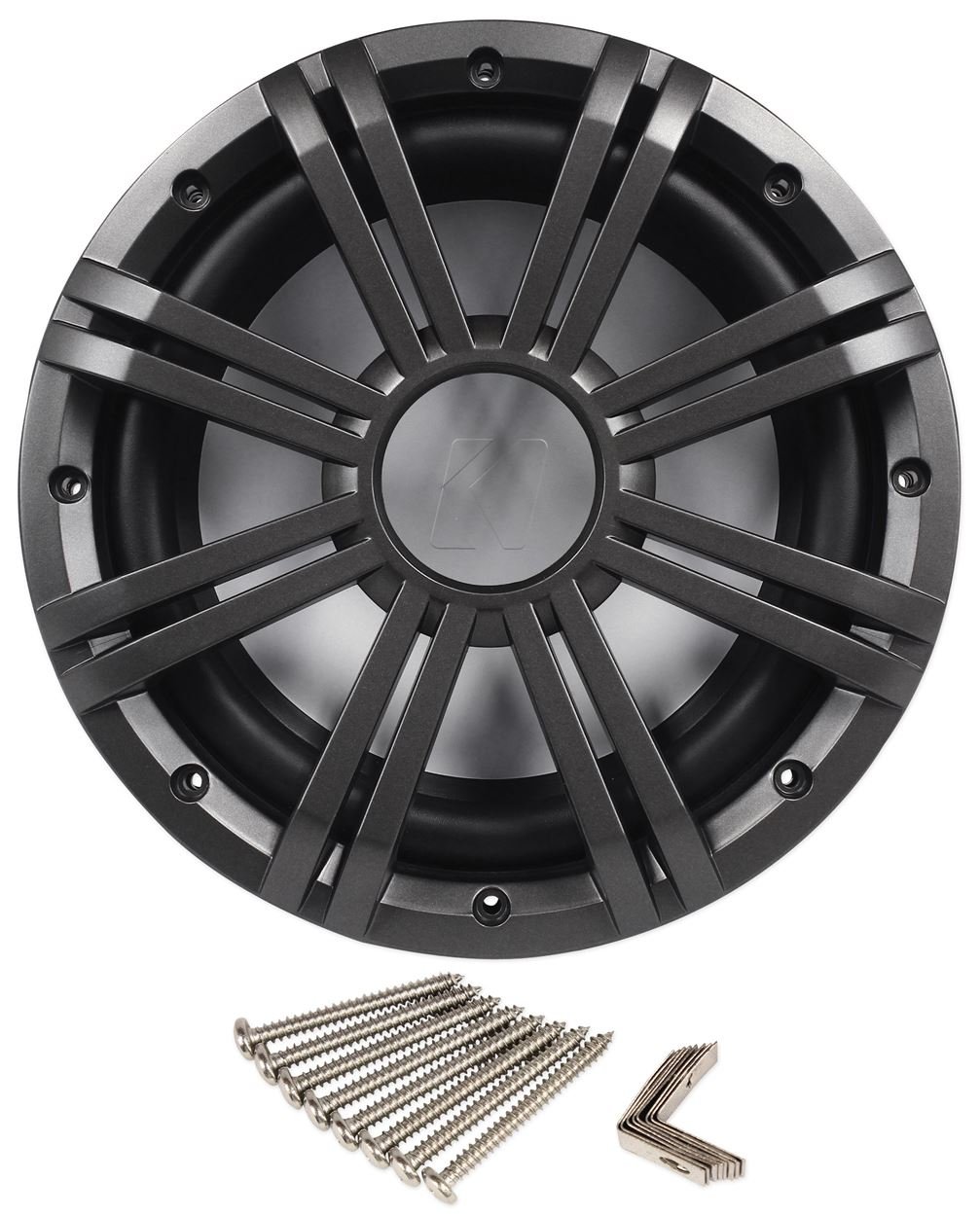 KICKER 10 Inch KM-Seires Marine 2 Ohm Subwoofer 41KMW102LC