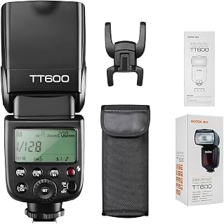 Godox TT600 Thinklite Flash, GN60 2.4G Wireless Camera Flash Speedlite | Master/Slave GN60 Manual Flash, HSS when paired off camera with Godox X Trigger System for Canon, Nikon, Fujifilm and Olympus