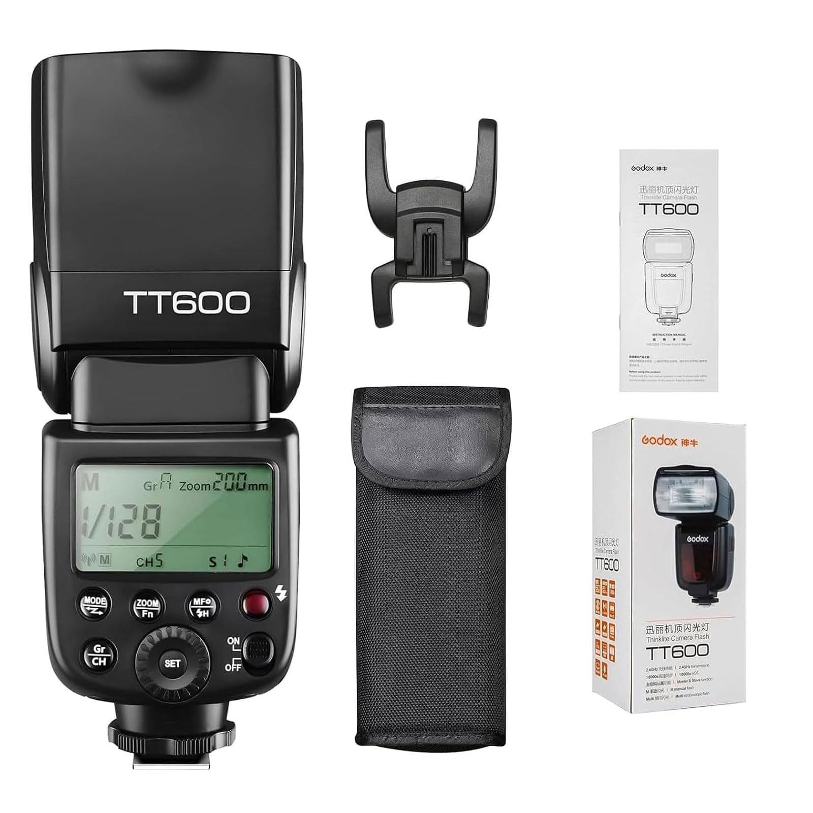 Godox TT600 Thinklite Flash, GN60 2.4G Wireless Camera Flash Speedlite | Master/