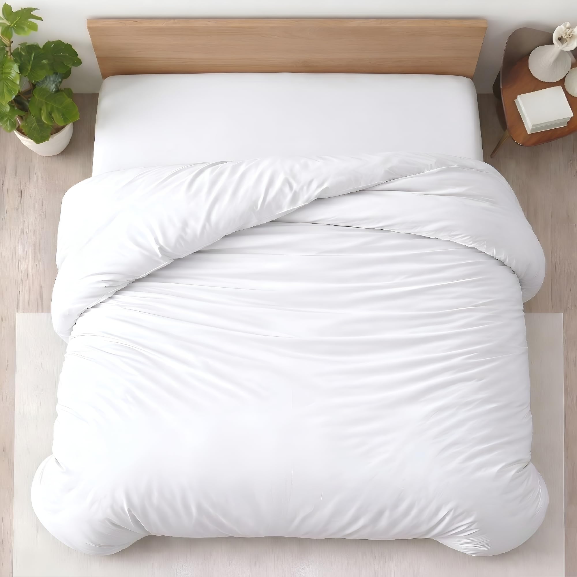 Kotton Culture 1 Pc Twin XL/Twin Duvet Cover Only-100% Egyptian Cotton 600 Threa