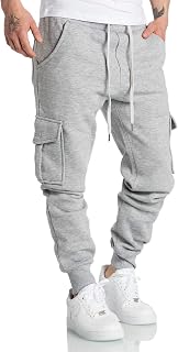 REPUBLIX Men's Cargo Sweatpants Sports Trousers Jogging Bottoms Jogger Tracksuit Bottoms R6102.
