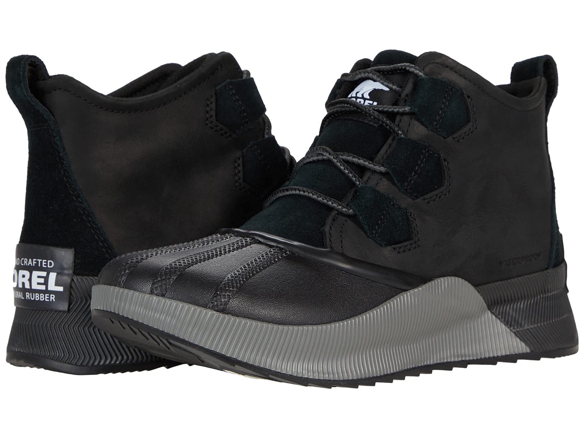 SOREL Women's Out 'N About III Classic Boot — Black, Grill — Waterproof Leather 