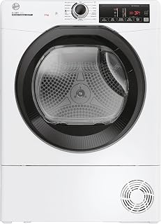 Hoover H-DRY 350 Condenser Tumble Dryer, 9kg, White, B Class | Extra Dry, Dry Hanger, Dry Wardrobe, hOn App, Freestanding, 59.6x60.4x85cm, HRE C9TBE-80