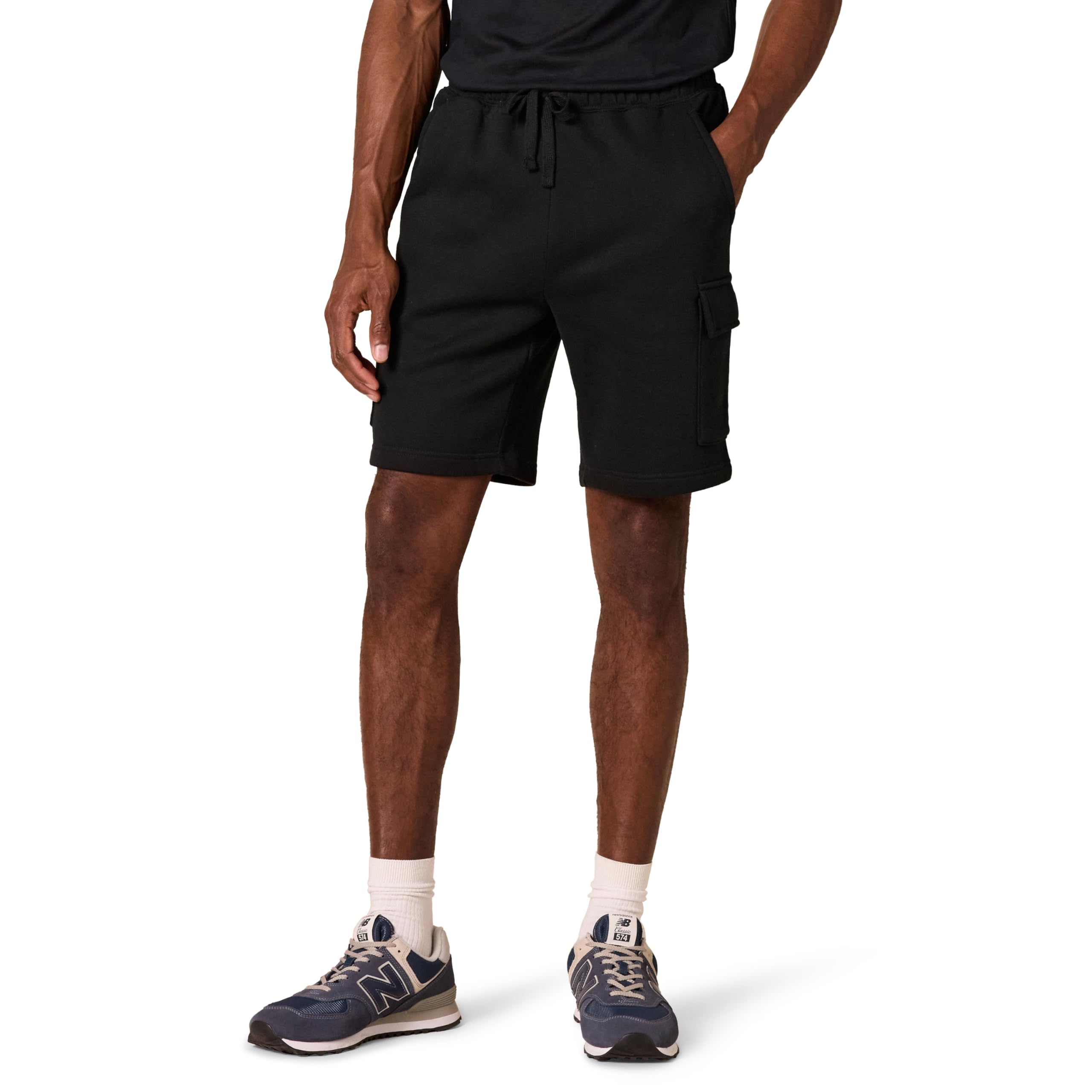 Amazon Essentials Mens Fleece Cargo Shorts