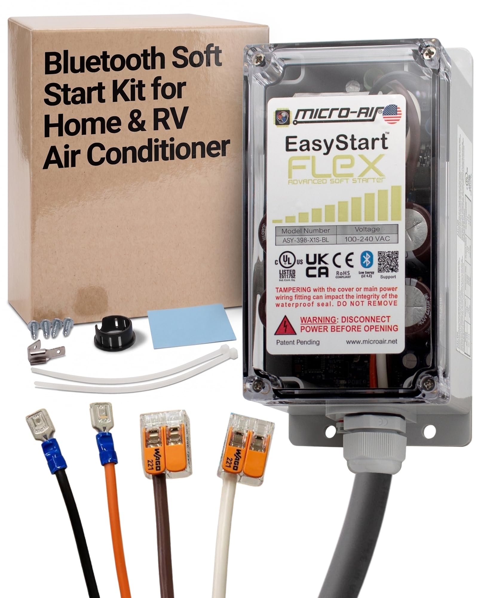 MICRO-AIR EasyStart Flex 398 Soft Start Kit for Home & RV Air Conditioner | Incl