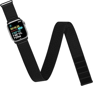 Arm/Ankle Strap Compatible with Apple Watch 38mm 40mm 41mm 42mm 44mm 45mm 46mm 49mm for Women Men Adjustable Breathable Nylon Armband Ankle Strap