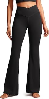 CRZ YOGA Bell V Cross Waist Leggings - 11/12/84 cm