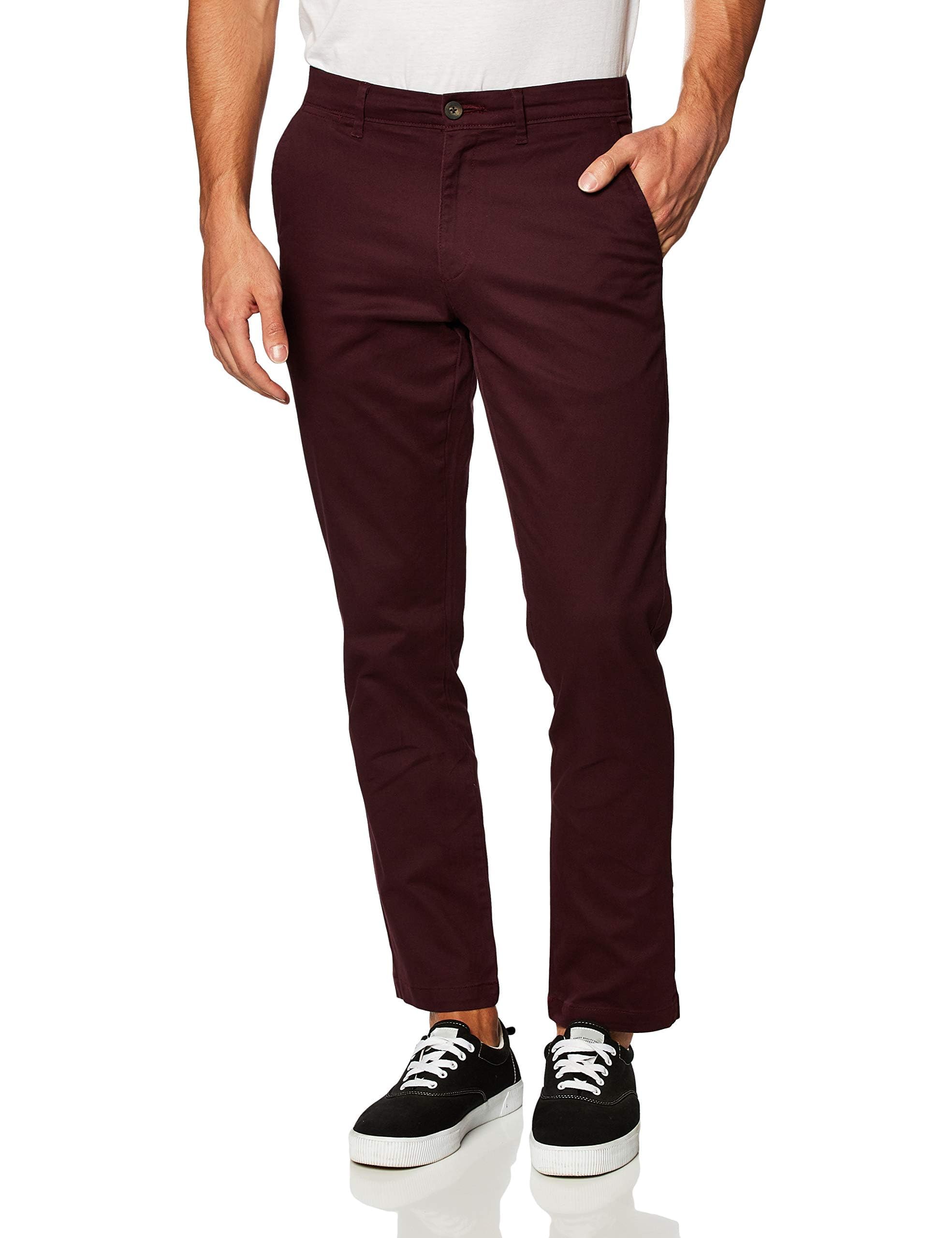 Amazon Essentials Mens Relaxed-Fit Casual Stretch Khaki