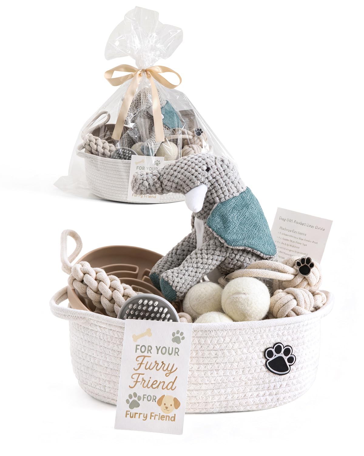 Wanapure Dog Gift Basket – Puppy Starter Kit, Welcome New Puppy Gift Basket with