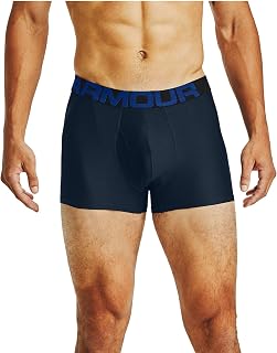 Under Armour Men's Tech Boxer Jock (7.5cm) - 2 Pack Quick Dry Boxer Shorts Comfortable Underwear with Slim Fit in 2 Pack