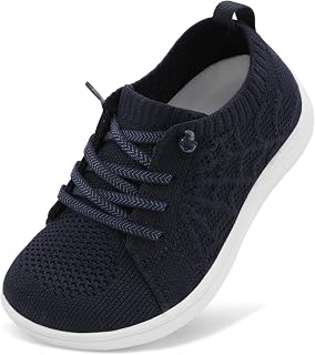 JOINFREE Toddler Shoes Girls Boys Wide Barefoot Shoes Minimalist Walking Sneakers Zero Drop Slip on Tennis Shoe Breathable Naturally Flexible