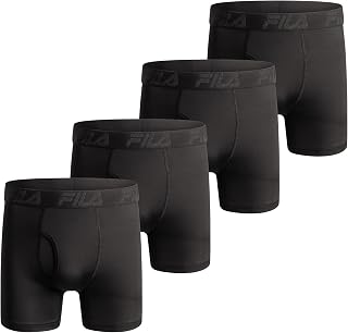 Fila Men's Boxer Shorts Jersey Pack of 4