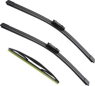 3 Factory Wiper Blade Replacement for Subaru Forester 2019-2021 2022 2023 2024 2025 Original Equipment Windshield Window Wiper Blades Set - 26"/17"/14"(Set of 3) Top Lock