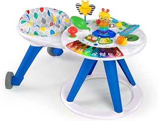 Baby Einstein 4-in-1 Activity Center &amp; Walker with Piano, Age 6M+ | 4 ways to grow: walker, discovery table, art table &amp; floor play—entertains babies 6-36 months with 15+ activities