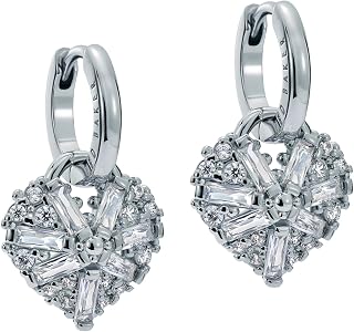 Ted Baker London Cherise - Orecchini pendenti da donna con cristalli a grappolo a forma di cuore