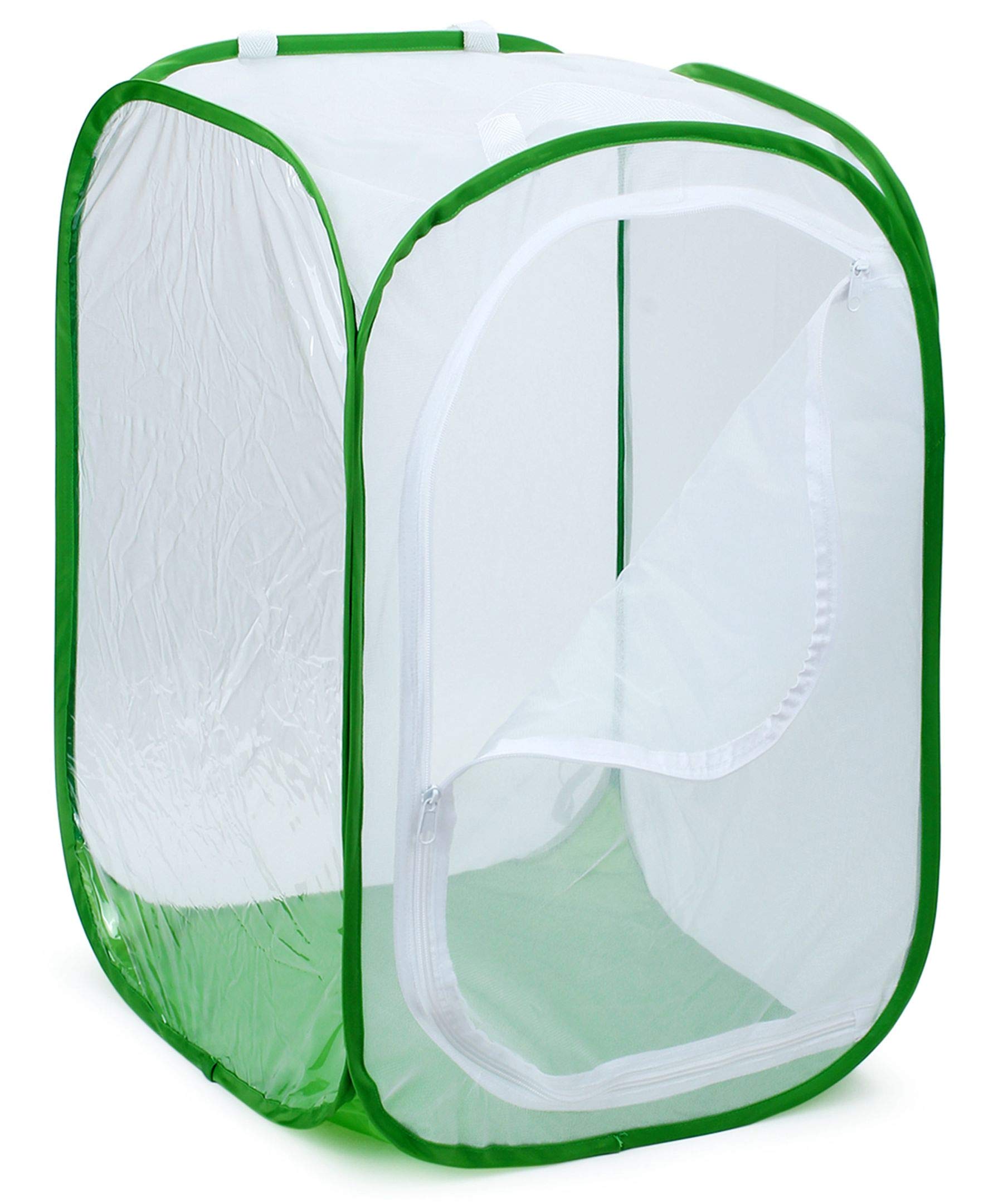 RESTCLOUD 36" Large Monarch Butterfly Habitat, Giant Collapsible Insect Mesh Cag