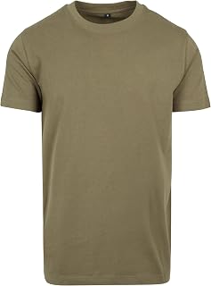 Build Your Brand Men T-Shirt Round Neck 1/3/5 Pack