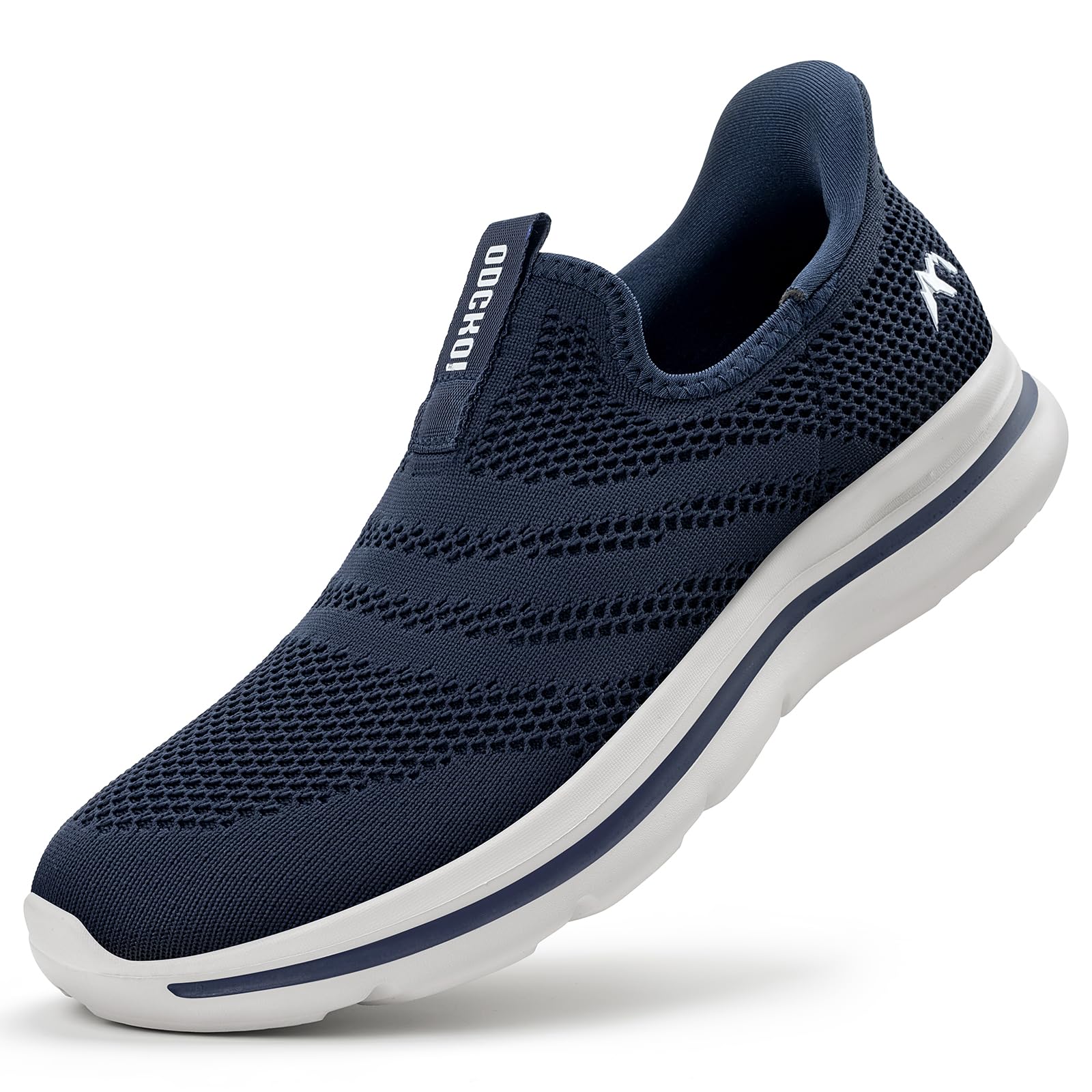 ODCKOI Men's Shoes Grey Sports Fitness Running Tennis Shoes