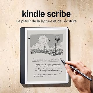 New Amazon Kindle Scribe (64 GB) – Redesigned display with uniform borders. Now write directly on books and documents. Includes Premium Pen – Tungsten Grey
