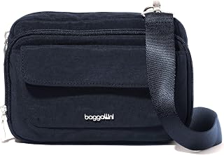 Baggallini womens Modern Double Zip CrossbodyModern Double Zip Crossbody