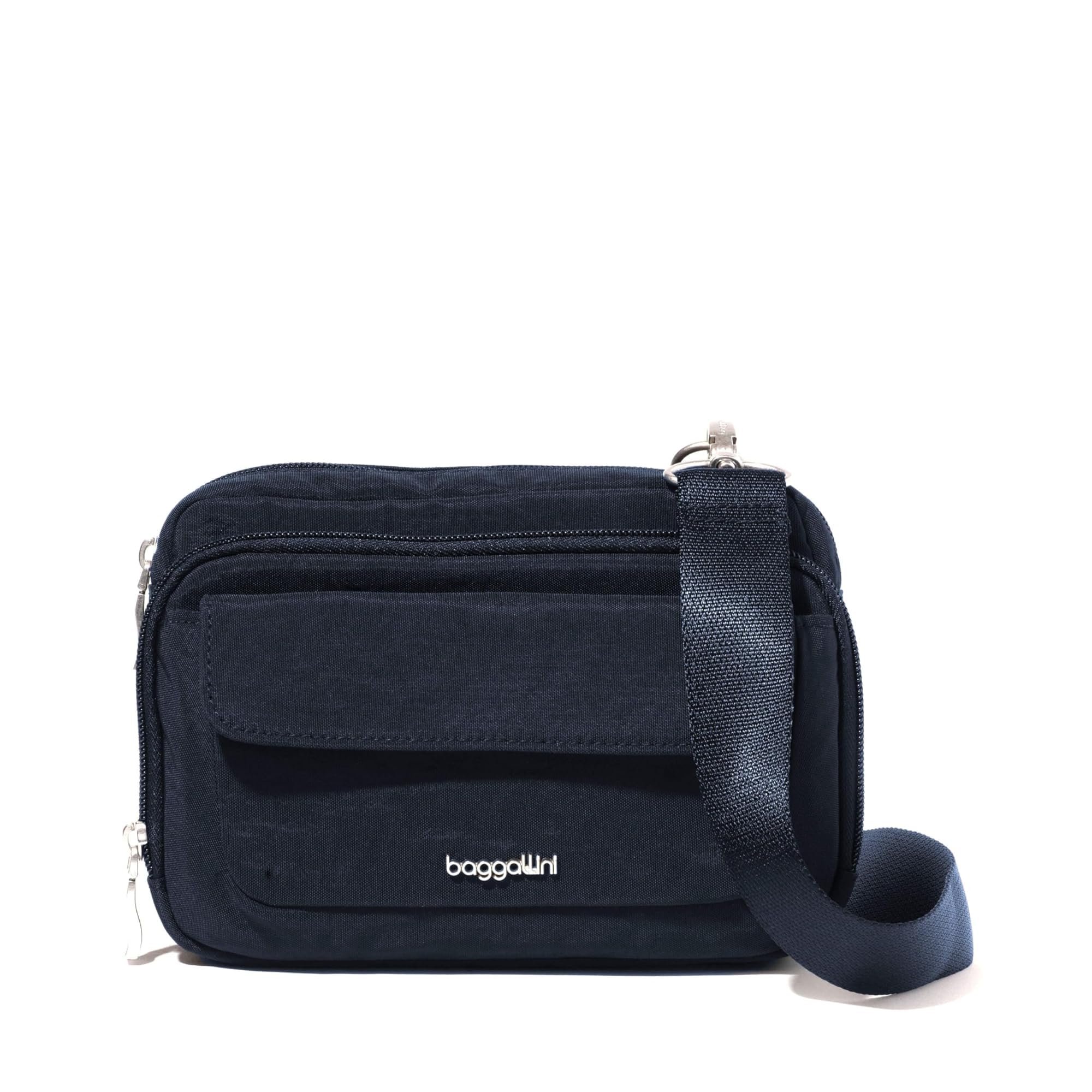 Baggallini womens Modern Double Zip CrossbodyModern Double Zip Crossbody