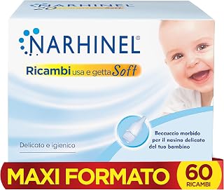 Narhinel Soft Replacement Parts for Nasal Aspirator, Babies and Children | Disposable Parts