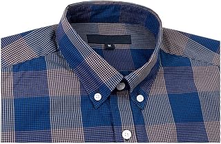 Men's Cotton Long Sleeve Button Down Shirts Regular Fit