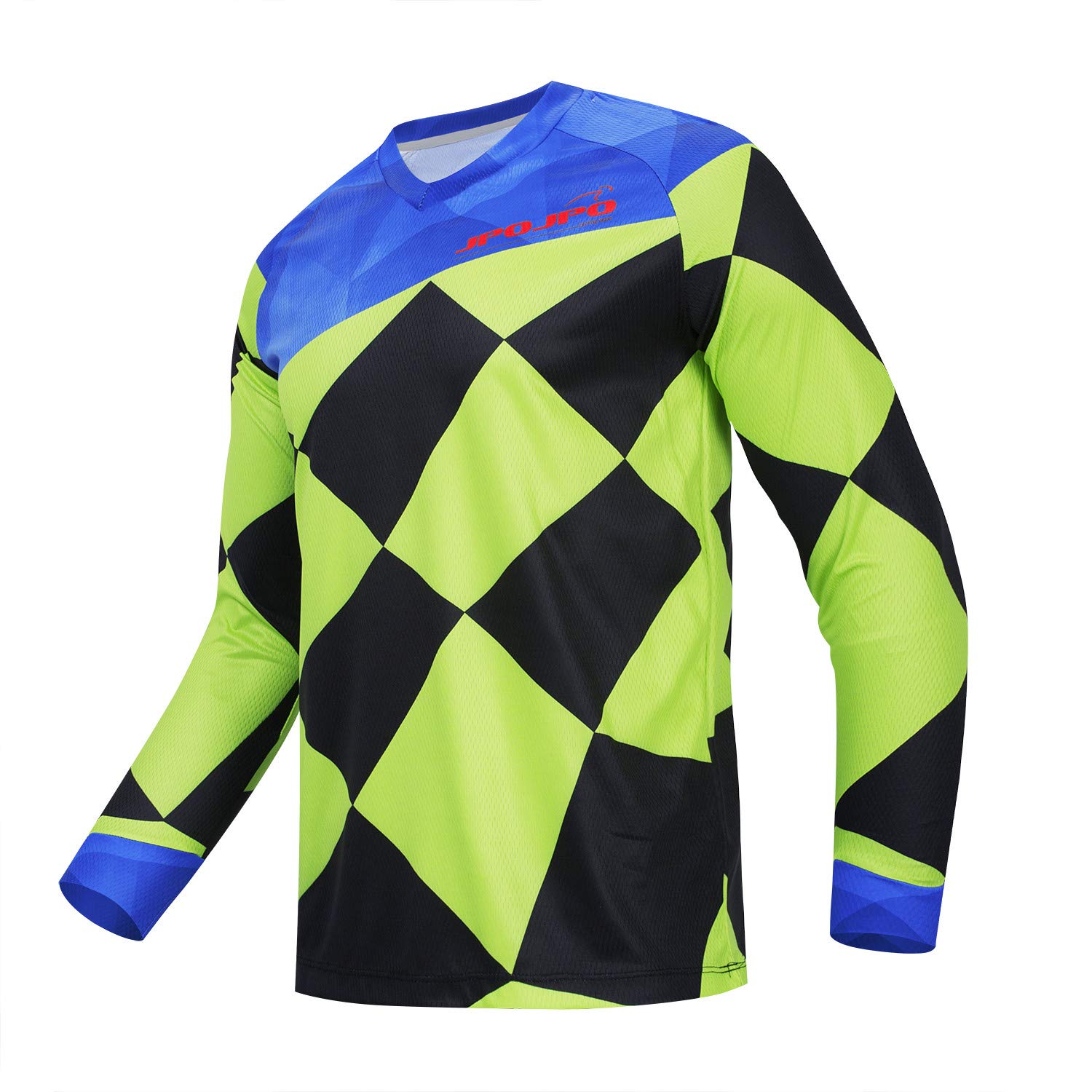 JPOJPO Men's Cycling Jersey MTB Downhill Shirt Long Sleeve Motorcycle Breathable