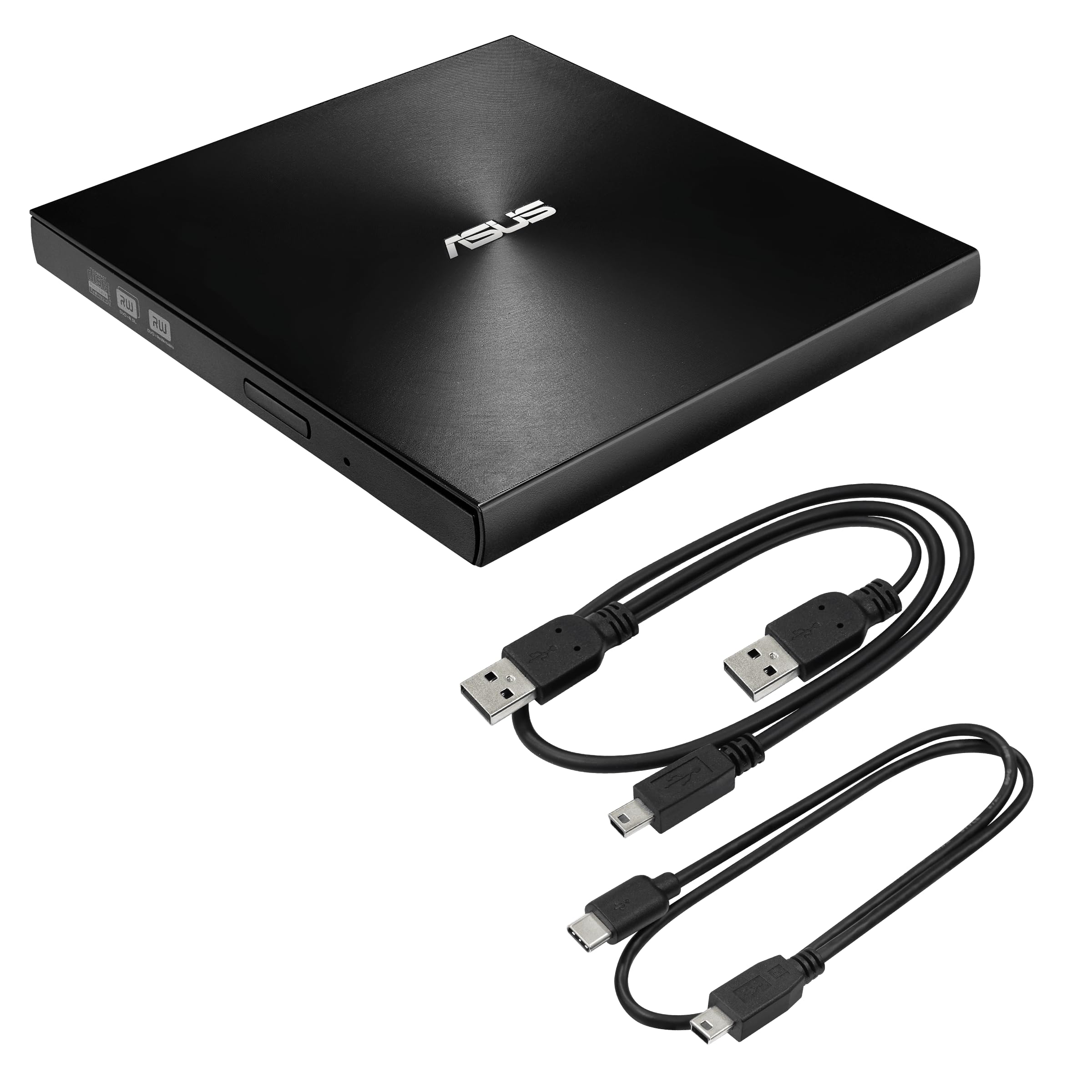 ASUS ZenDrive Black 13mm External 8X DVD/Burner Drive +/-RW with M-Disc Support,