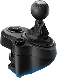 Logitech Driving Force Shifter, Gear Shifter for G29 and G920, Playstation 4, Wired, Without Operating System, Black (Refurbished)