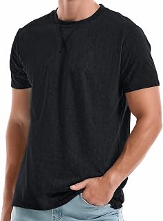 RONOMO Mens T Shirt High Quality T Shirt Plain T Shirt Fashion T-Shirt