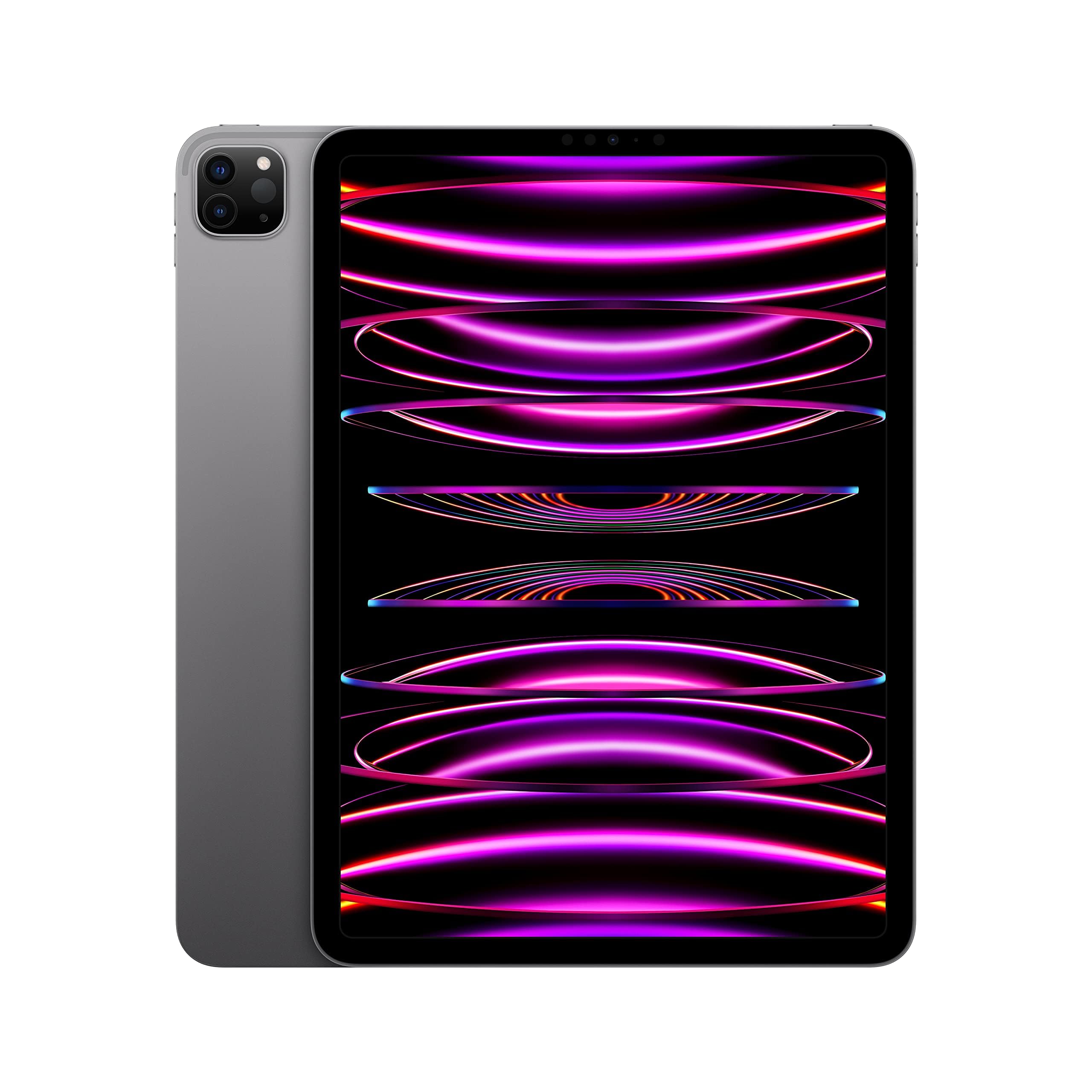 Apple 2022 iPad Pro 11-inch, Wi-Fi, 256GB, Space Gray (Renewed)