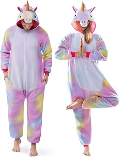 Spooktacular Creations Plush Unicorn Jumpsuit Costume Adult