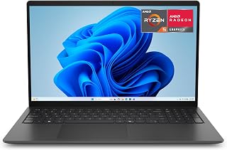 Dell 15 Laptop - AMD Ryzen 5 130, 8GB RAM, 512GB SSD | 15.6'' FHD Anti-Glare Display, AMD Radeon Graphics, Win 11 Home, Copilot Key, QWERTY UK (Power Adapter Sold Separately)
