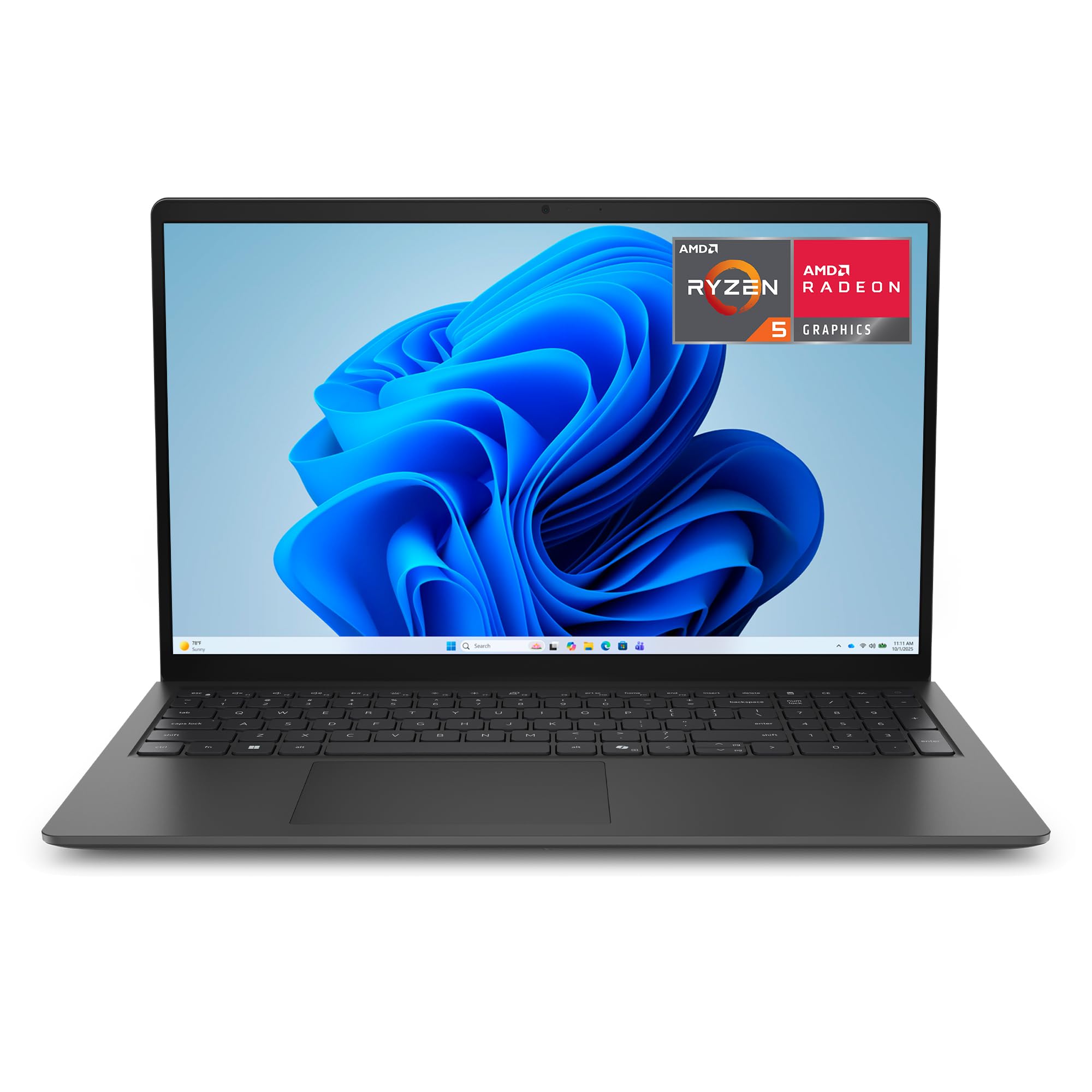 Dell 15 Laptop - AMD Ryzen 5 130, 8GB RAM, 512GB SSD | 15.6'' FHD Anti-Glare Dis