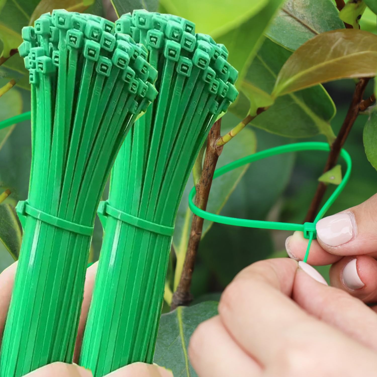 1 Pack Reusable Garden Cable Ties Plant Vine Tree Shrub Fastening Nylon Adjustab