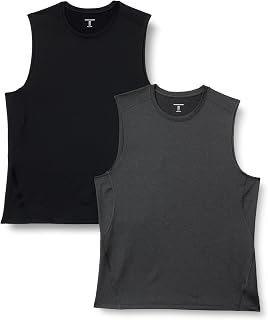 Amazon Essentials Herren Leichtes, Schnelltrocknendes und Feuchtigkeitsableitendes Sport-Muskelshirt aus Tech Stretch, Ärmellos