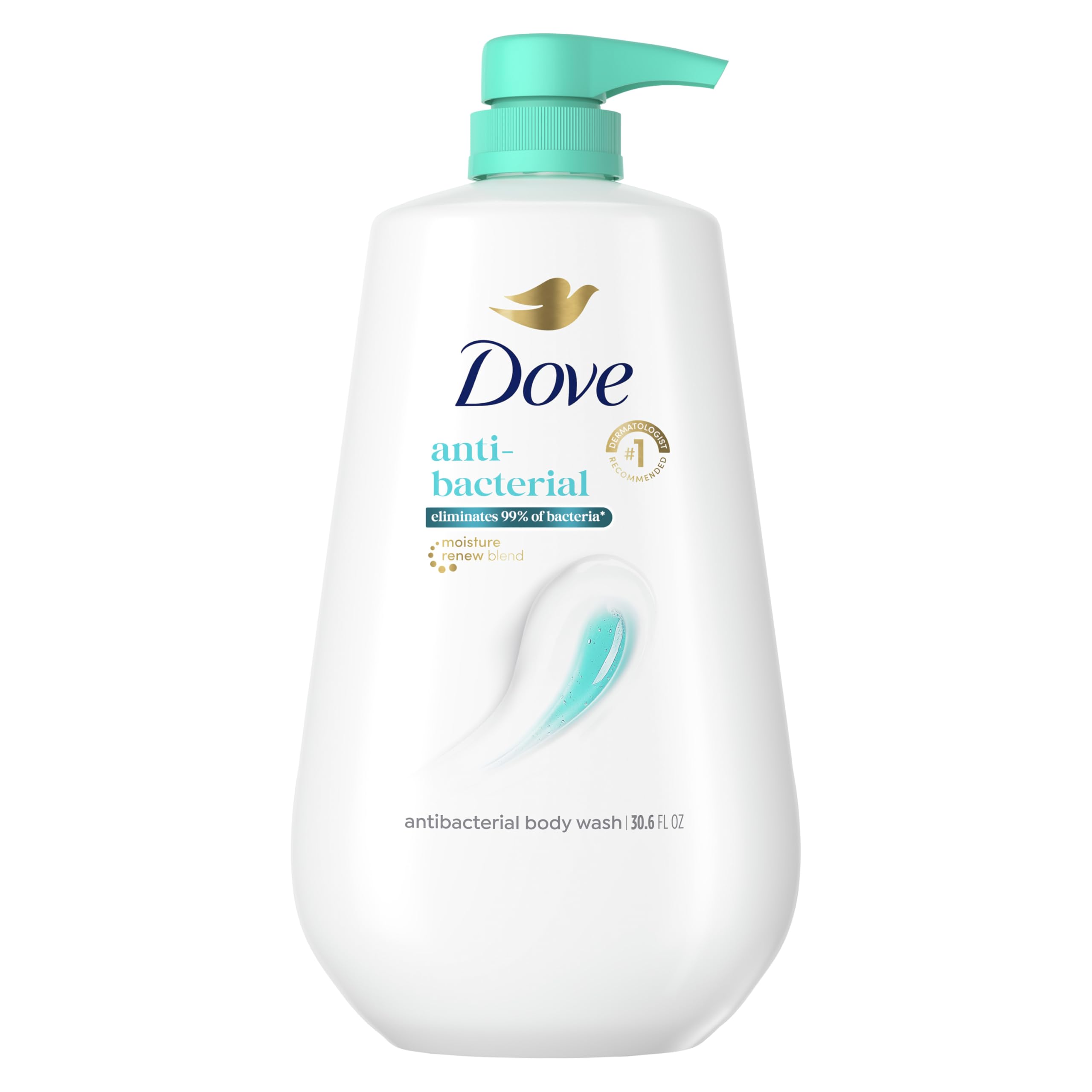 Dove Body Wash Antibacterial For All Skin Types 30.6 oz Pump, Sulfate Free | Dov