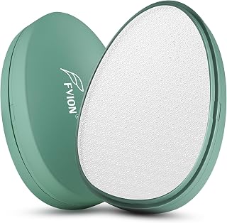 FVION Nano Glass Foot File Callus Remover – Gentle Glass Foot Hard Skin Foot Scraper, Effective Feet Scrubber for Dead Skin, and Portable Pedi Egg Foot Care Tool (Green)