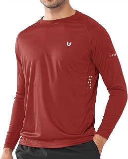 NORTHYARD UV Shirt Men's UPF 50+ Sun Protection Rash Guard Quick-Drying Long Sleeve Shirts for Swimming Surfing Running