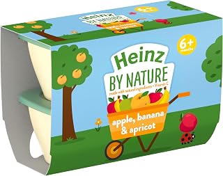 Heinz Baby Food Apple and Banana Fruit Pots 4x100g