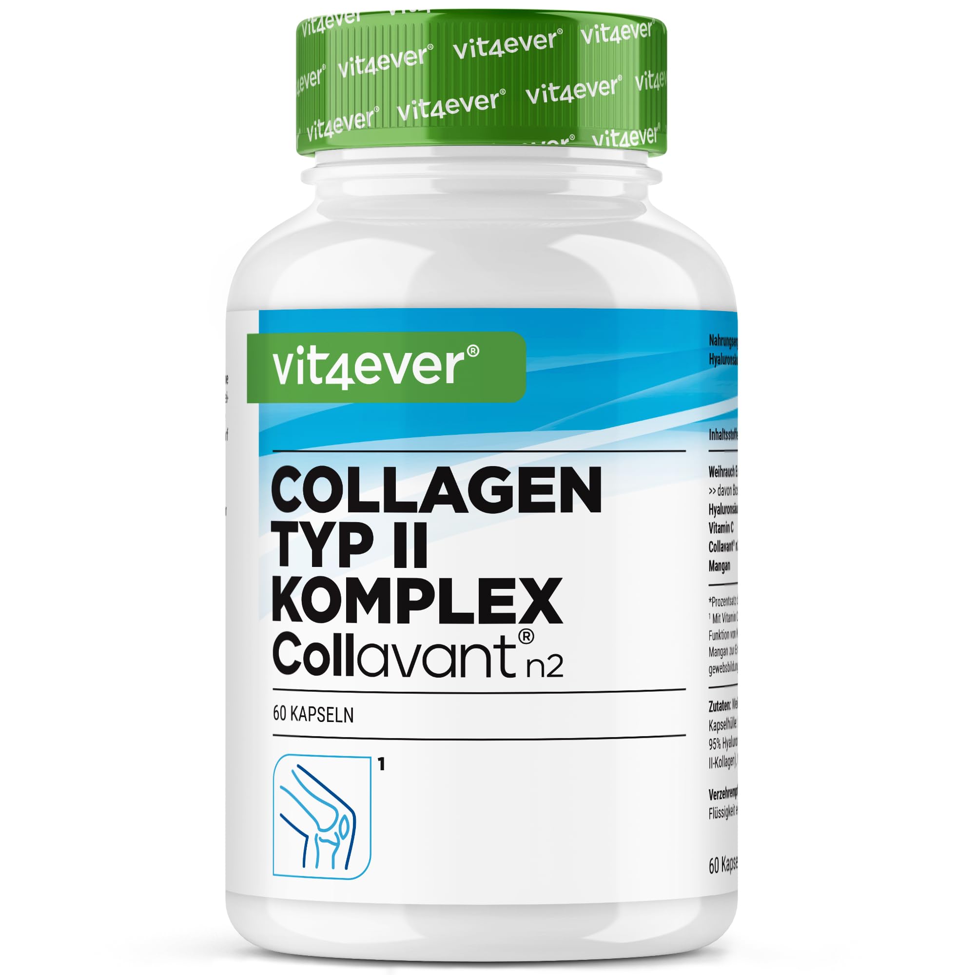 vit4ever Collavant® n2 Collagen Type 2 Complex - 60 Capsules
