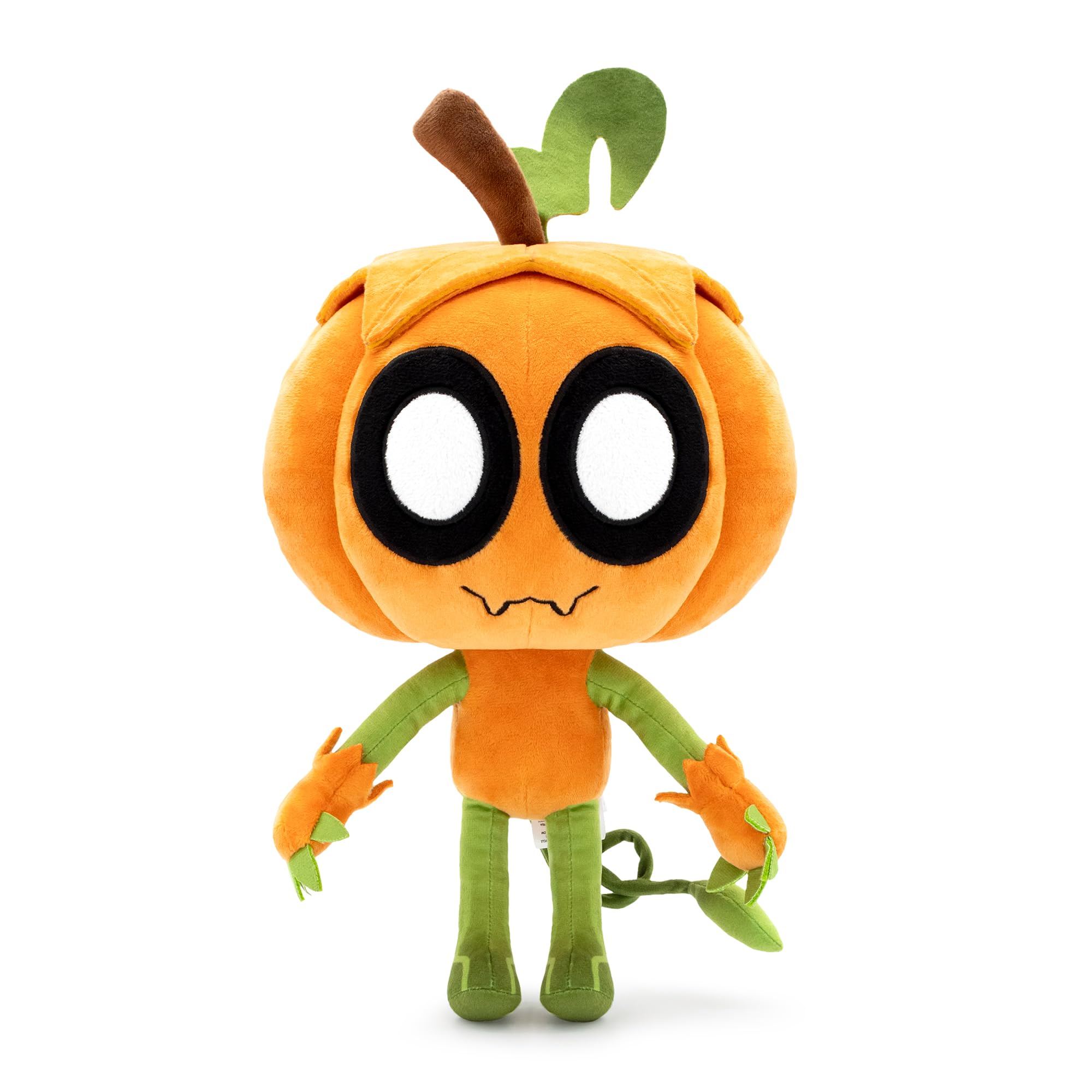 Culture Fly Dandy's World Gourdy Plush, Pumpkin Design, 12 Inch | Soft Plush Toy