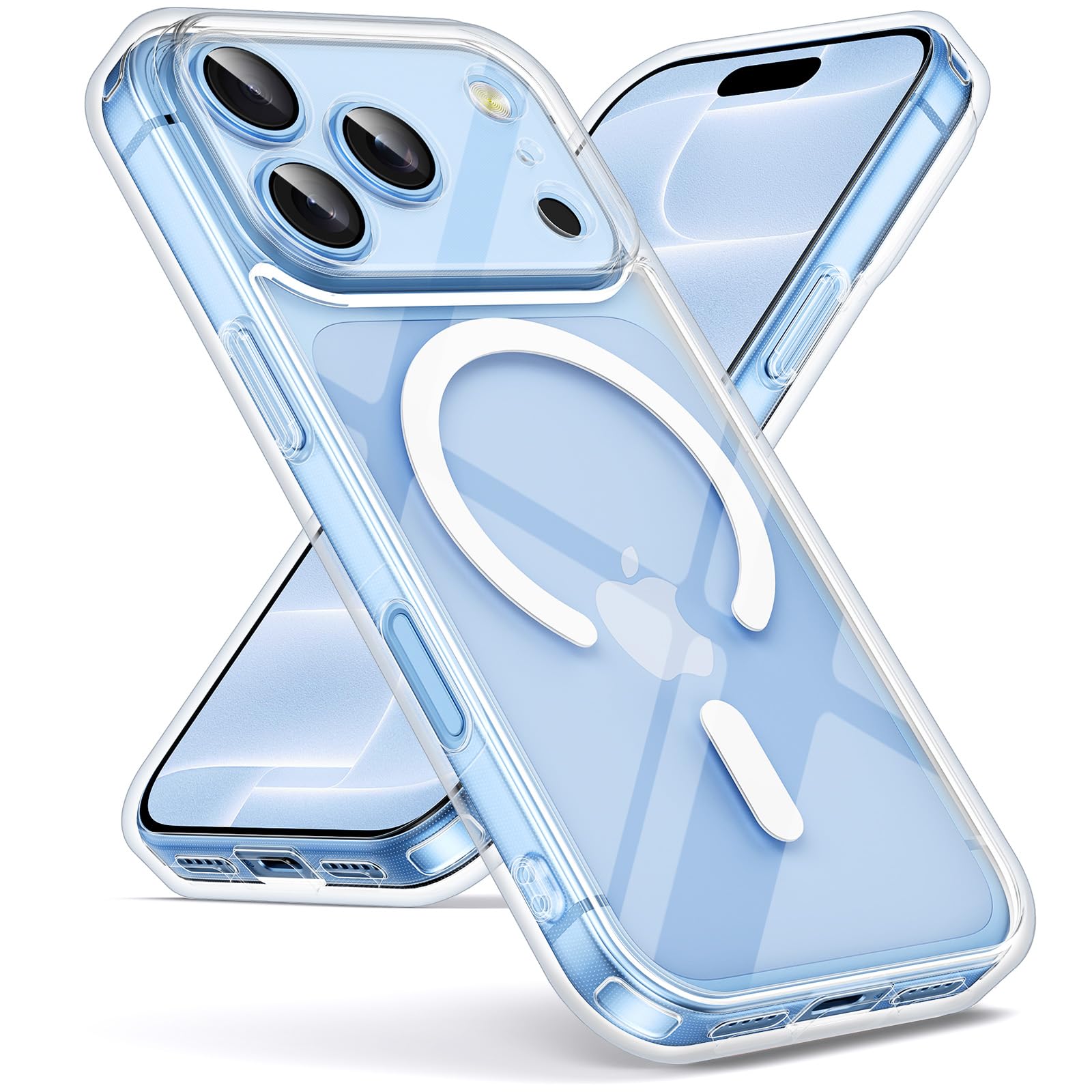 Oududianzi-Cover for iPhone 18 Pro / 17 Pro Magsafe Case, Transparent