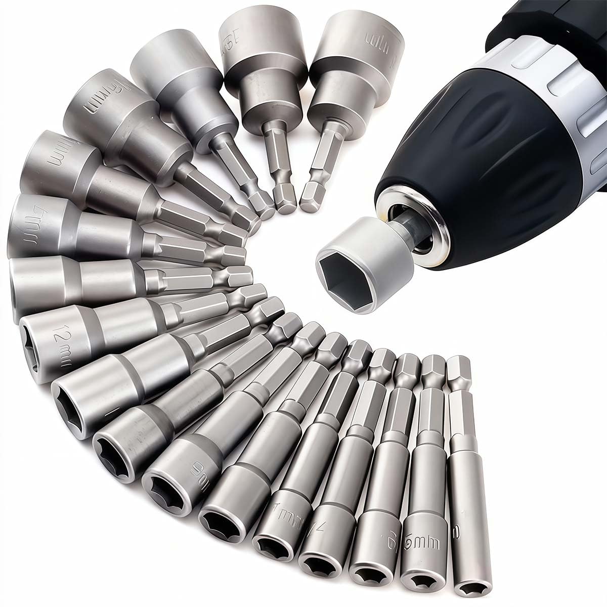 14 Piece Hex Shank Nut Driver Set