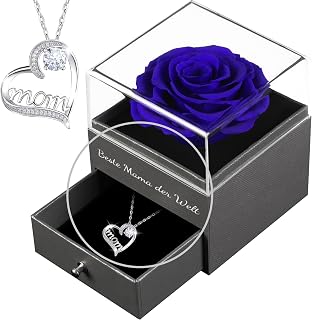 Yamonic Eternal Pink Mother's Day Gift Ideas, "Best Mom in the World" in German